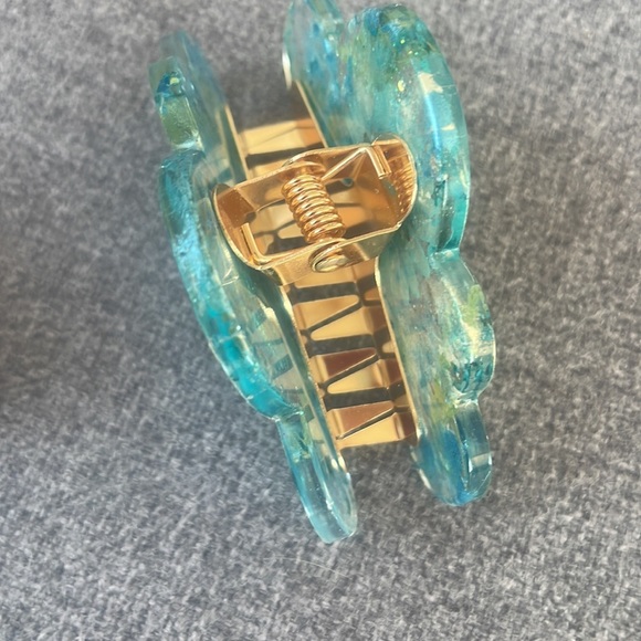 #197 Pressed Flower Claw Hair Clip - Picture 6 of 16